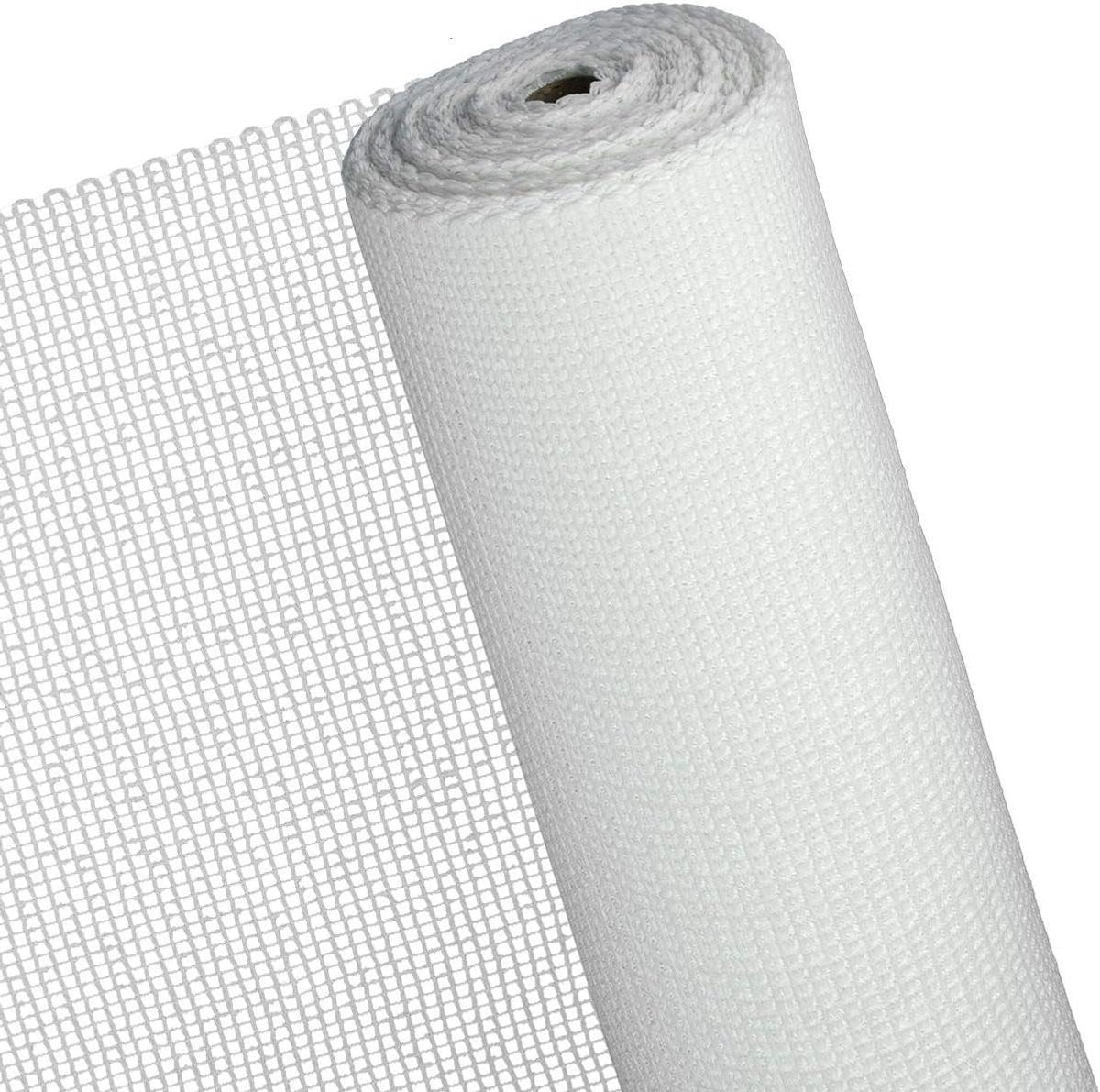 Antislipmat Wit - Tapijtonderlegger en Vloerbeschermer - Breedte: 12 m