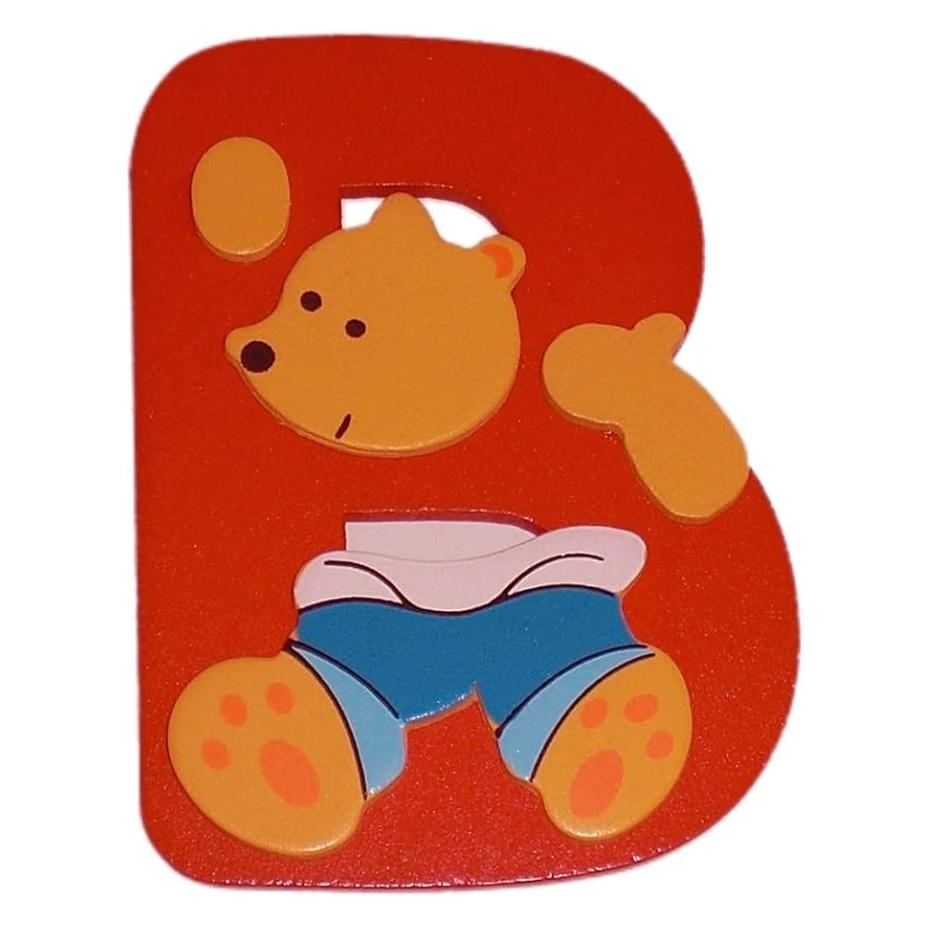 Bieco Buchstabe Bär B 8cm Holz (23000932 B)