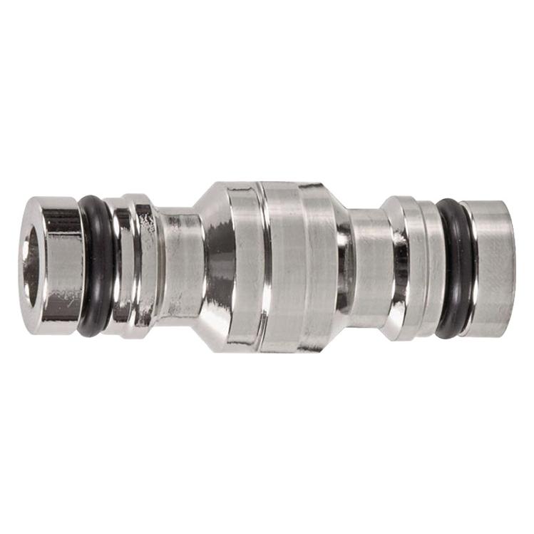 Karasto Universalverbindungsstecker GEKA plus-Stecksystem Messing vernickelt (46.0717)