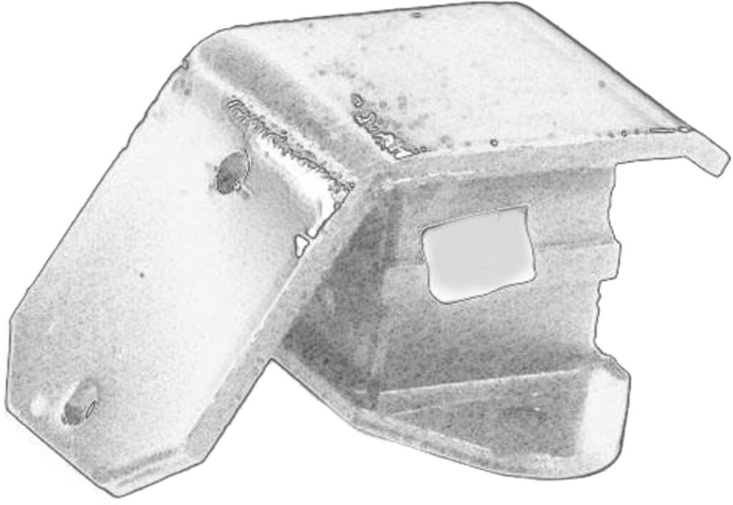 Lagerung, Getriebe S-TR STR-1201238, Hinten