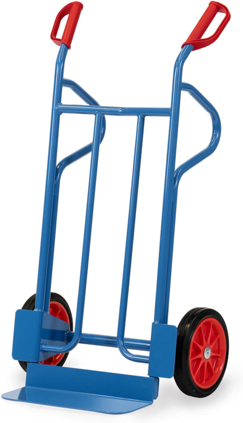 fetra Stahlrohr-Sackkarre B1215V - Vollgummibereifung Tragkraft 350 kg)