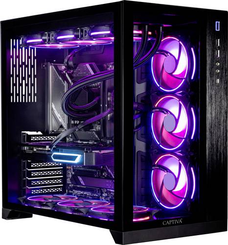Captiva Gaming PC Highend Gaming R89-724 Ryzen AMD Ryzen 7 9800X3D 5.2GHz 64GB RAM 2TB SSD AMD Radeon Graphics Nvidia GeForce RTX