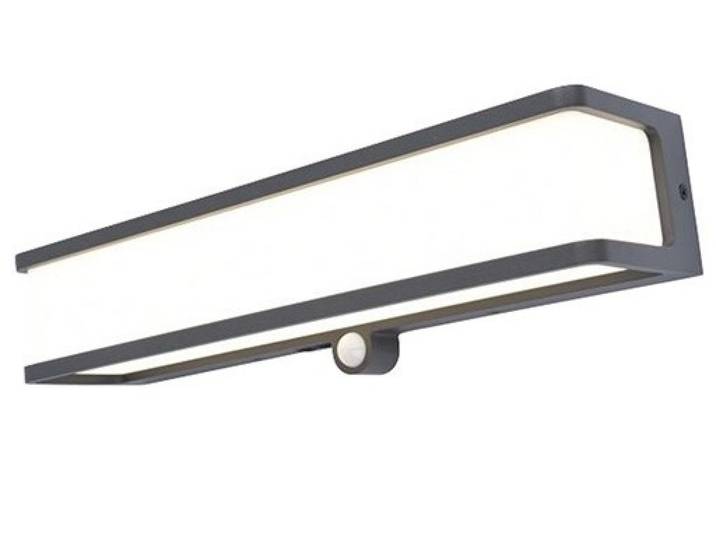 Lutec Solarleuchte Doblo Alu, Bewegungsmelder