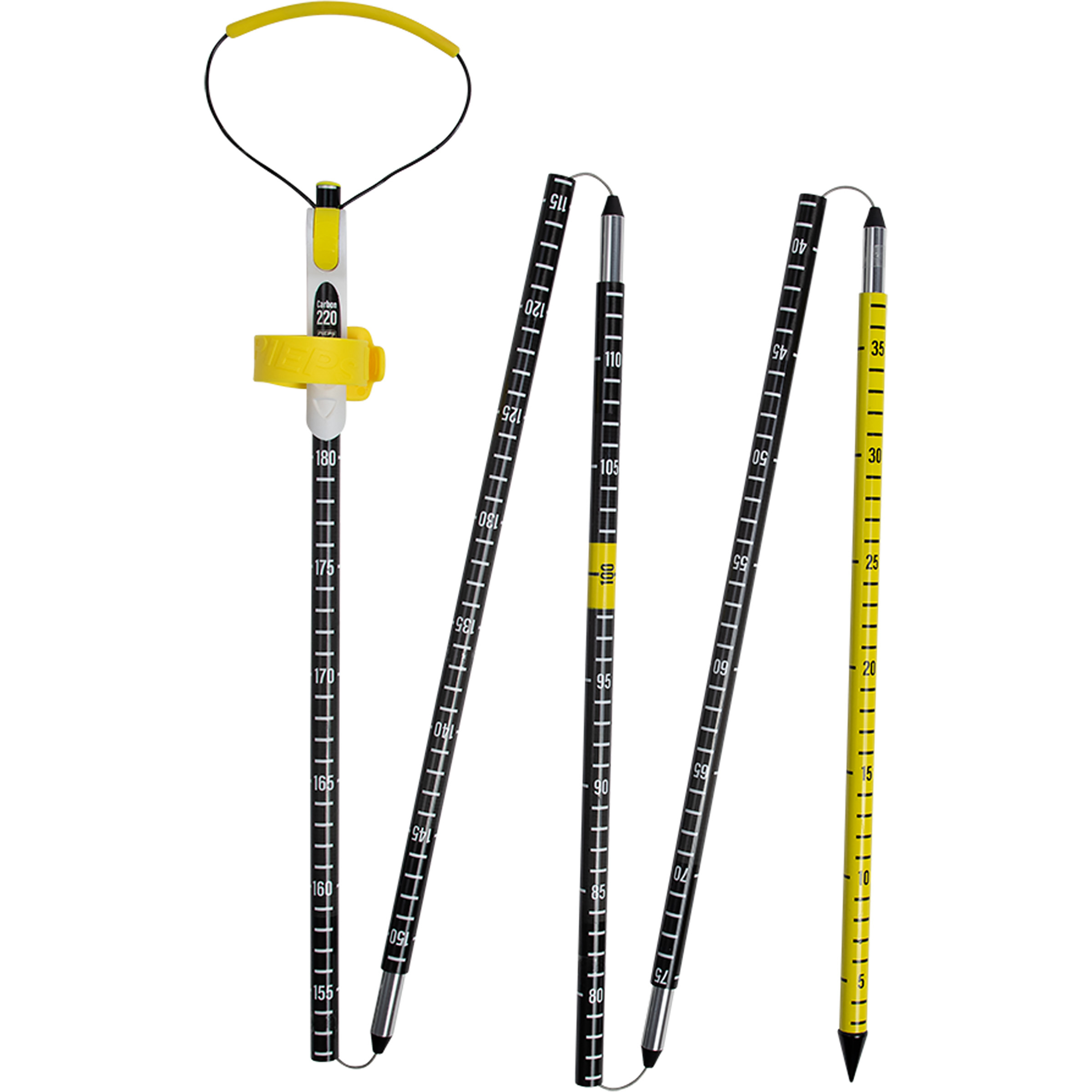 Pieps Carbon Pro 220 Lawinensonde Sonde schwarz Trekking