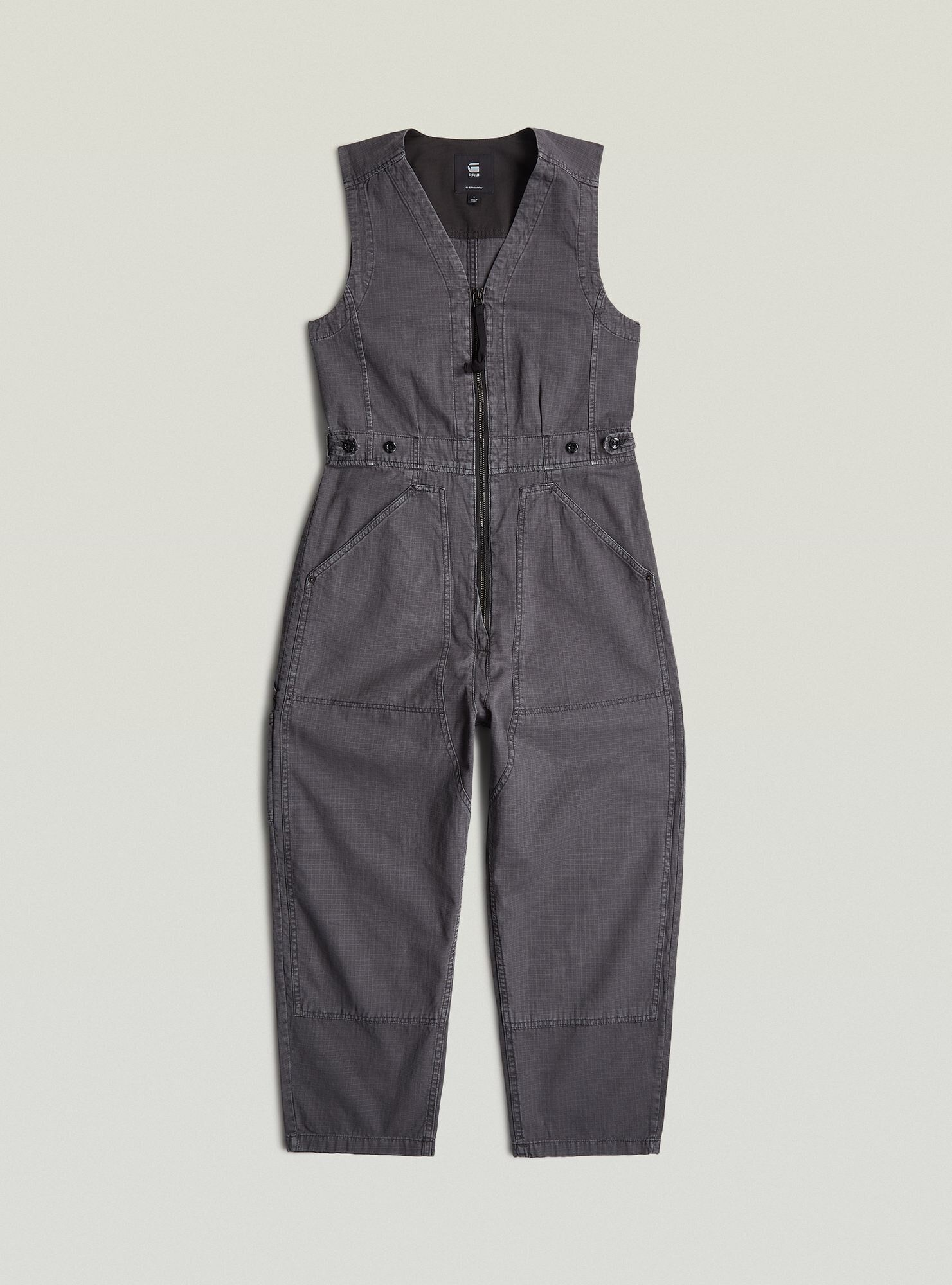 Jumpsuit G-STAR "Relaxed Jumpsuit", Damen, Gr. XS, Normalgrößen, petrol gd, Obermaterial: 100% Baumwolle, Overalls Jumpsuit