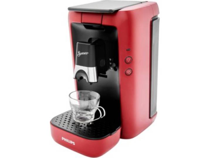 Philips - Cafetière À Dosettes Csa260/91 Senseo Machine À Café Maestro Rouge