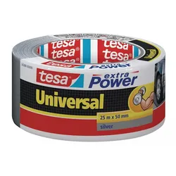tesa Gewebebänder extra Power Universal 50 mm x 25 m silber