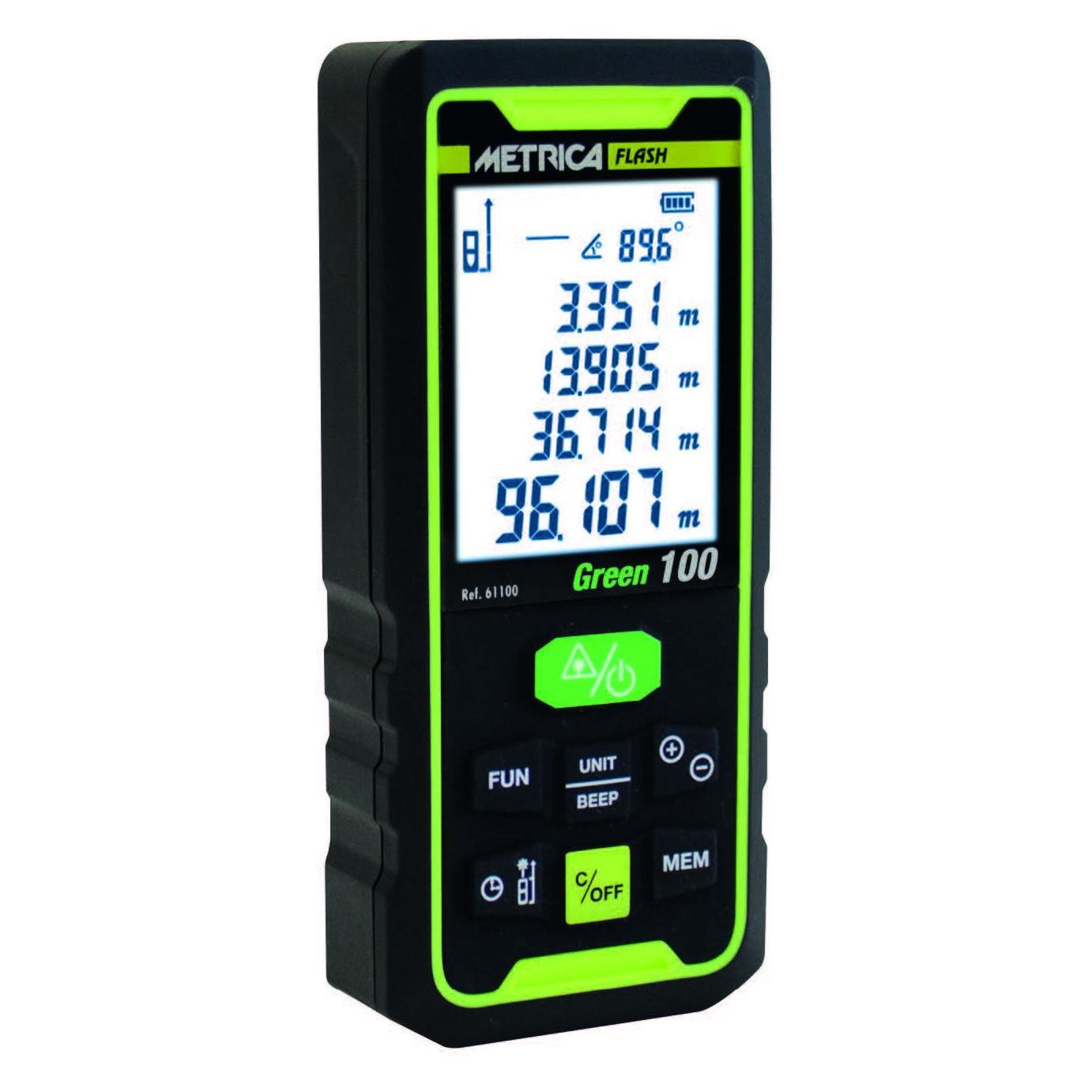Metrica Laser Distanzmesser Flash Green 60 (60 m, Laserentfernungsmesser) (47472235)