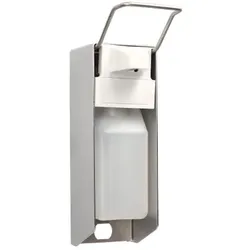 Medi-Inn Wandspender Aluminium, mit kurzem Armhebel, inkl. Leerflasche 500 ml 1 Stück