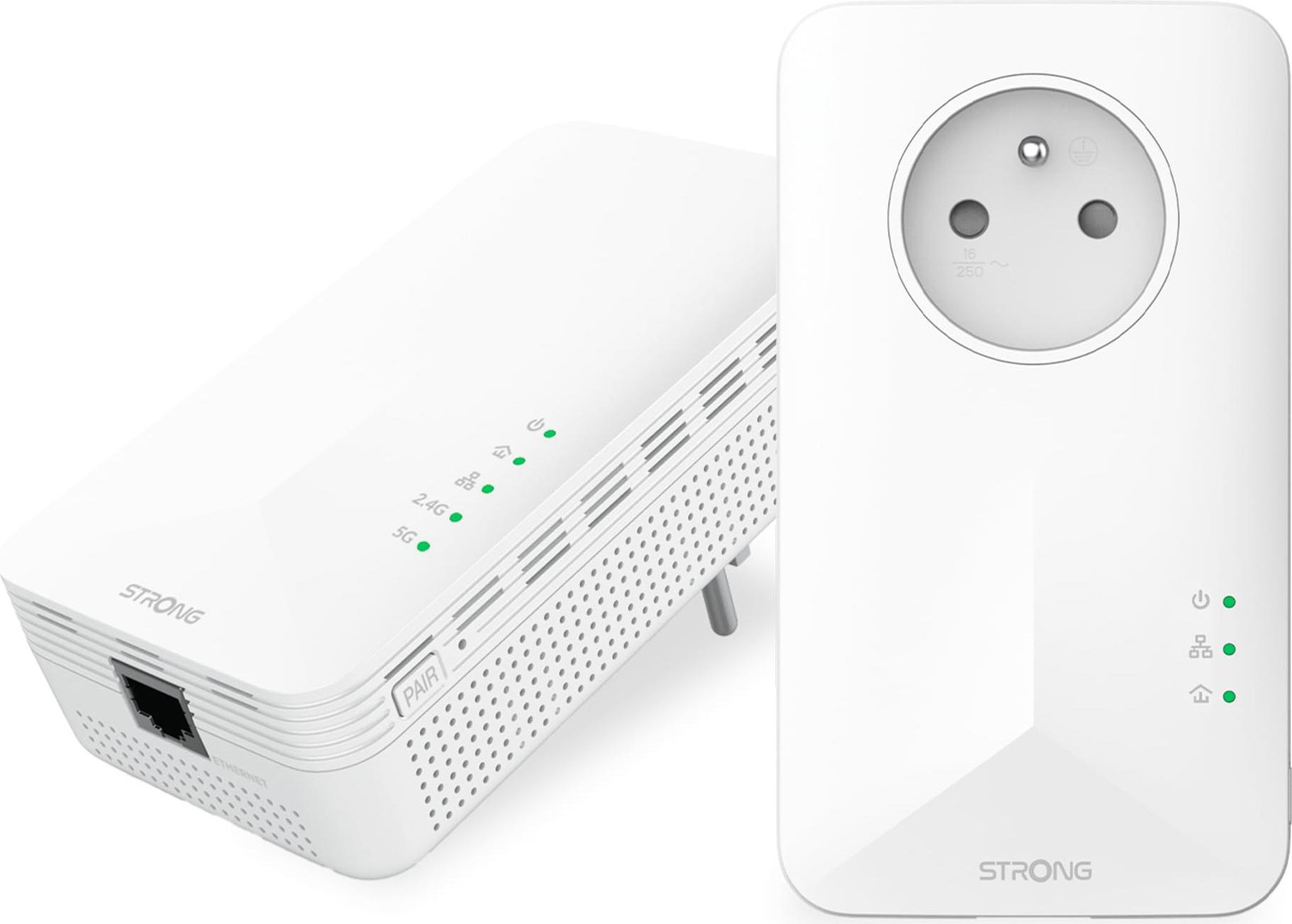 STRONG PL1000PWF Powerline Adapter voor draadloos WLAN en LAN netwerk