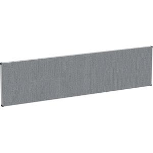 Geramöbel Tischtrennwand Eco, grau, Akustik-Trennwand mit Stoffbezug, 160 x 60 cm