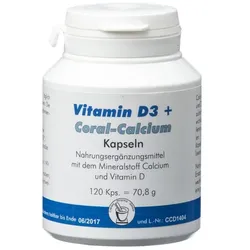 VITAMIN D3+CORAL Calcium Kapseln 120 St