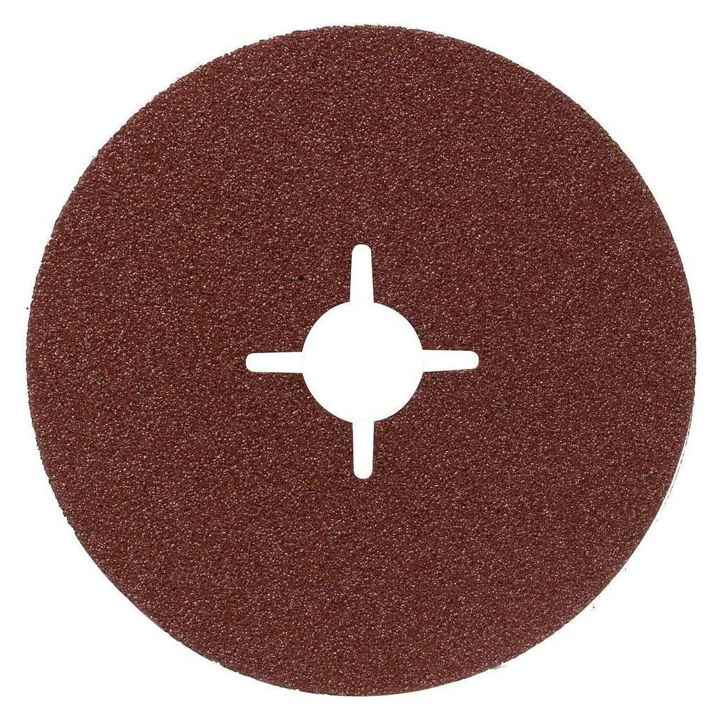 Bosch Zubehör DIY Fiberschleifscheiben Ø 180 mm, 4x G36/ 60/ 100, Metalll, ungelocht, gespannt (12) (2609256255)