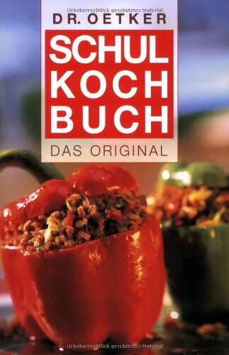 Oetker - Schulkochbuch. Das Original (Dr. Oetker) - Preis vom 09.10.2026 07:28:09 h