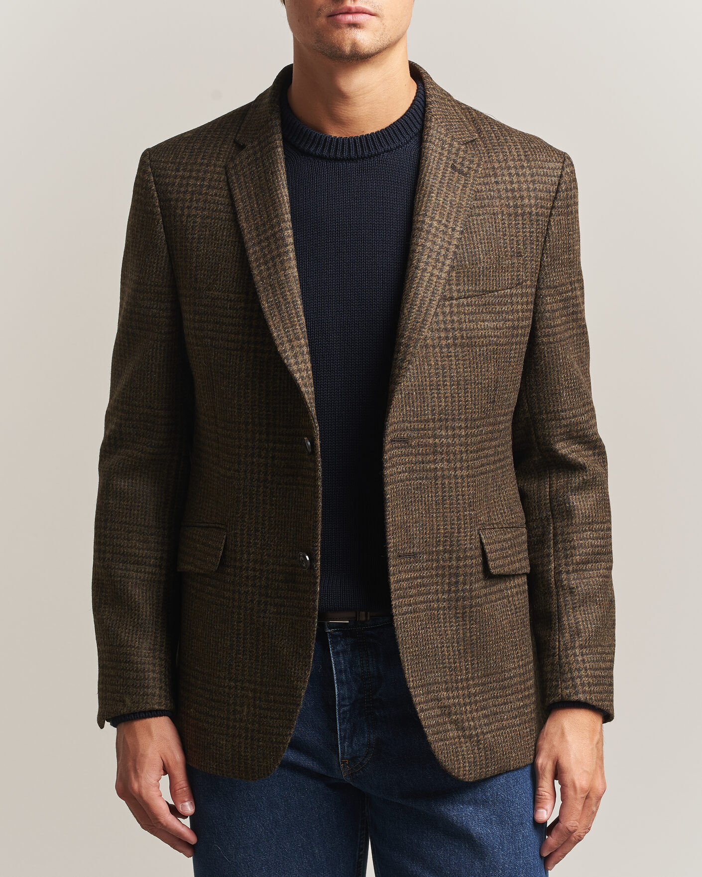 Barbour Lifestyle Bryson Moons Check Blazer Brown men EU50 Brun