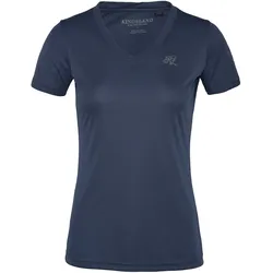 Kingsland Desma T-Shirt mit V-Ausschnitt für Damen Blau FS20, Kin20_FS_Gr.: XS