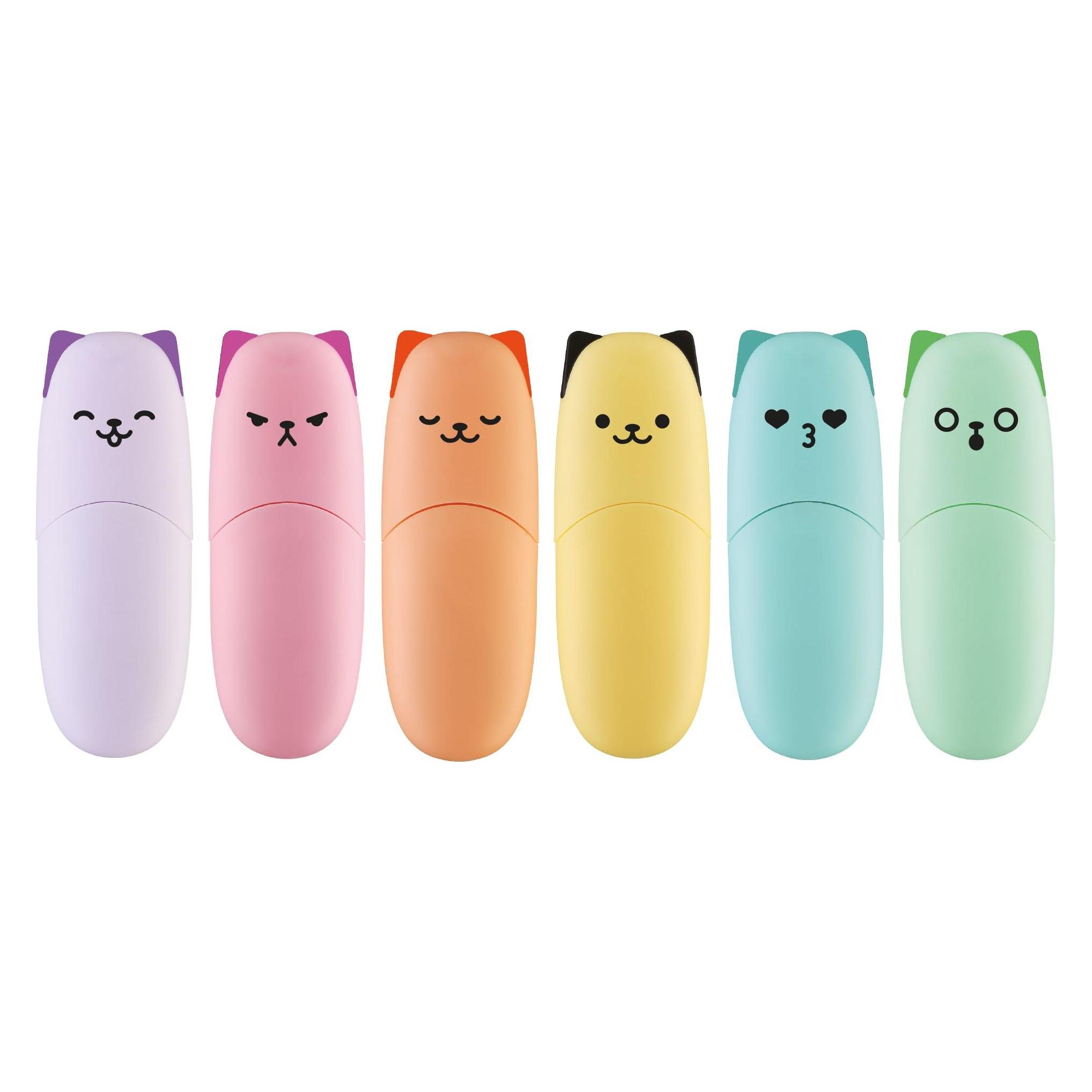 Mustard - Kitty Cats Highlighters - Pastel - Compact (M16010)