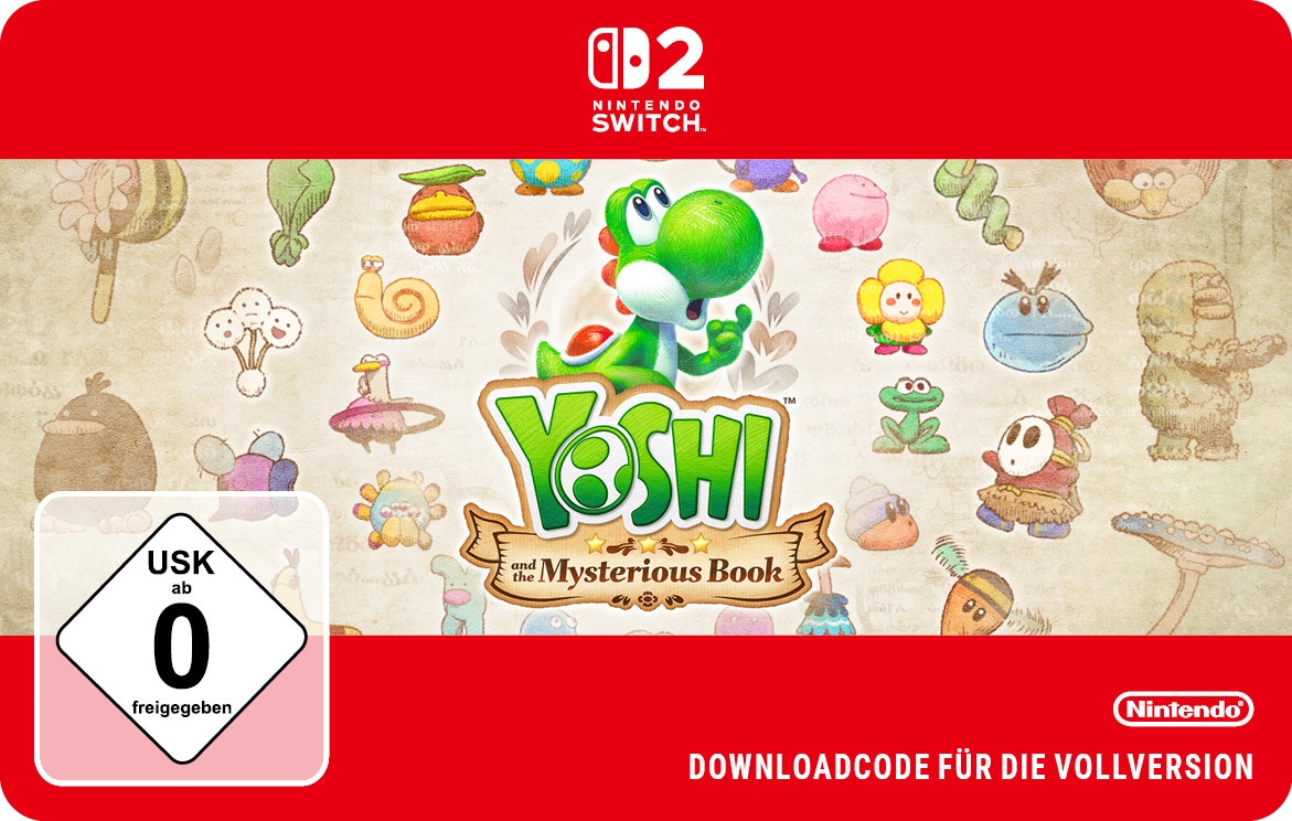 Nintendo Yoshi and the Mysterious Book - Digitaler Code 4255839762490