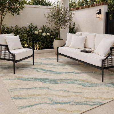 Addison Rugs Machine Washable Indoor/ Outdoor Contemporary Dell Chantille Rug