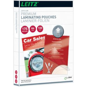 Leitz Laminierfolien 7483 iLAM UDT, DIN A4, 175 mic, glänzend, 100 Stück