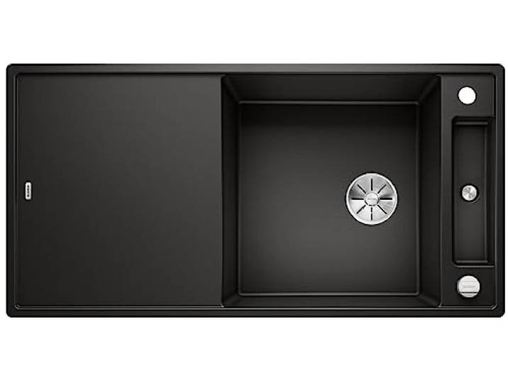 BLANCO AXIA III XL 6 S Granitspüle aus SILGRANIT schwarz mit