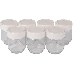 Moulinex Jogurt Gläser, Zubehör Küchengeräte, Transparent