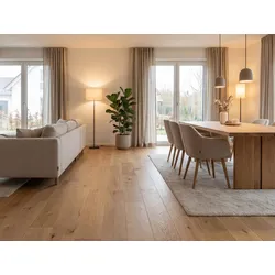 KAHRS Parkett Eiche "Classic" Select, naturgeölt, gebürstet, Klick, 14/3x190x1900 mm, 2,888 m2 / VE