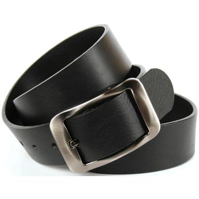 Ledergürtel ANTHONI CROWN, Damen, Gr. 90, schwarz, Leder, unifarben, Gürtel Ledergürtel, Hochwertiger Denim-Gürtel