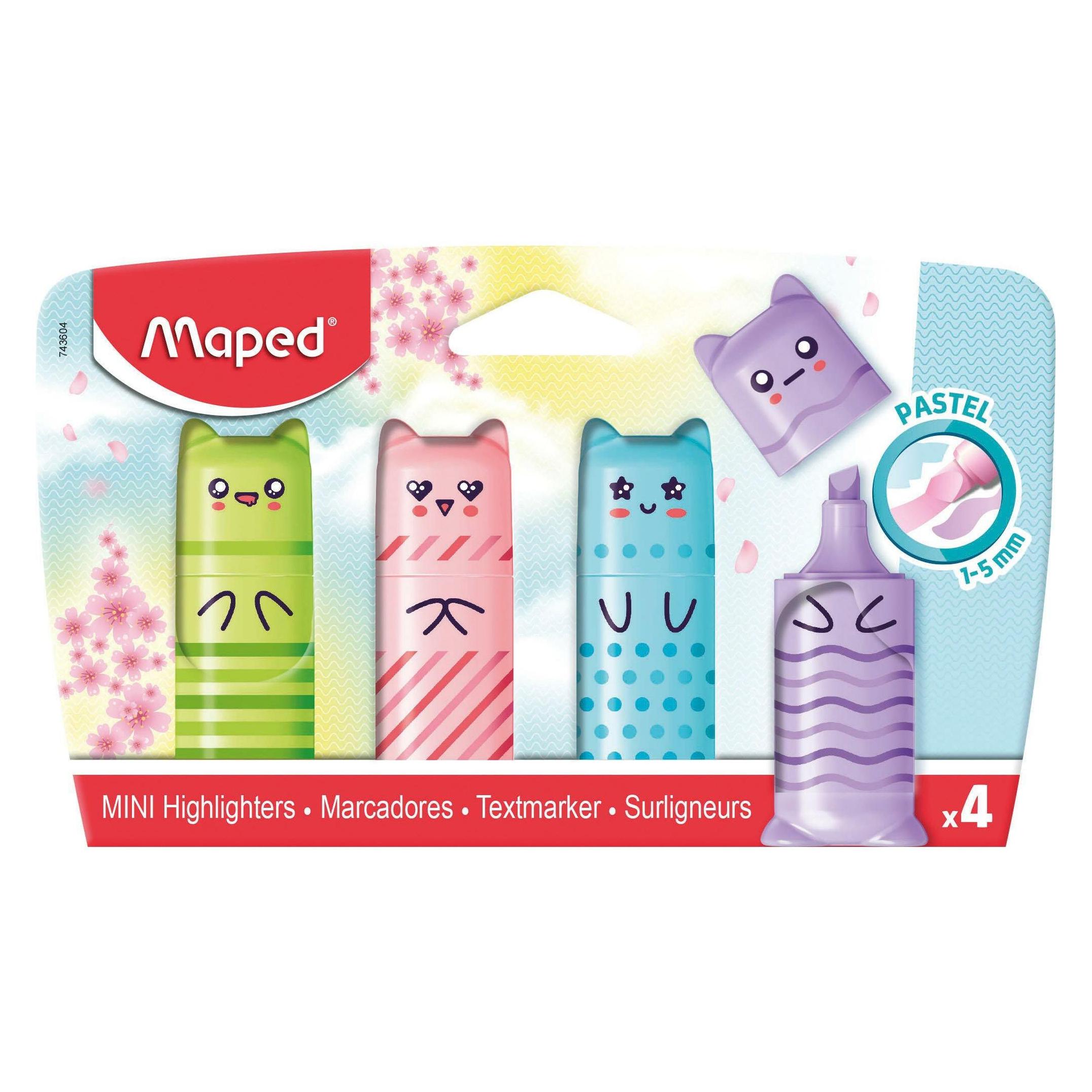 Magni Textmarker 4er PASTELL MINI (4x) (743604)