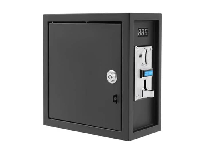 TFGXUE Münzbetätigte Zeitschaltuhr, 220 V 1250 W Münzautomat für Waschmaschine, LED-Bildschirm, Mehrfach-Münzeinwurf, Münzautomat für Spielgeräte, Massagesessel, Waschmaschinen & mehr
