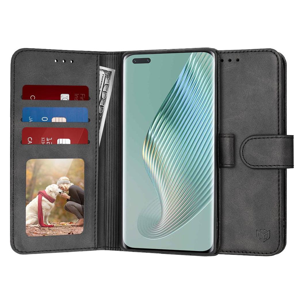 Techsuit - Diary Book - Honor Magic5 Pro - Black (Honor Magic5 Pro) (56345314)