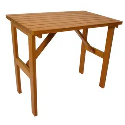 Stehtisch Holz Erding - Material: Kiefer (grundiert/lackiert) - Holzstärke: 40mm - Maß: ca. 125 x 80 x 108 cm