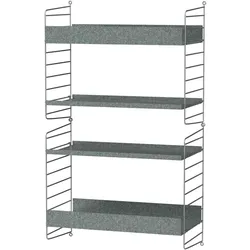 Hohes Wandregal Outdoor rostfrei