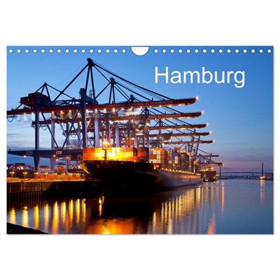 Hamburg / UK-Version (Wall Calendar 2026 DIN A4 landscape), CALVENDO 12 Month Wall Calendar