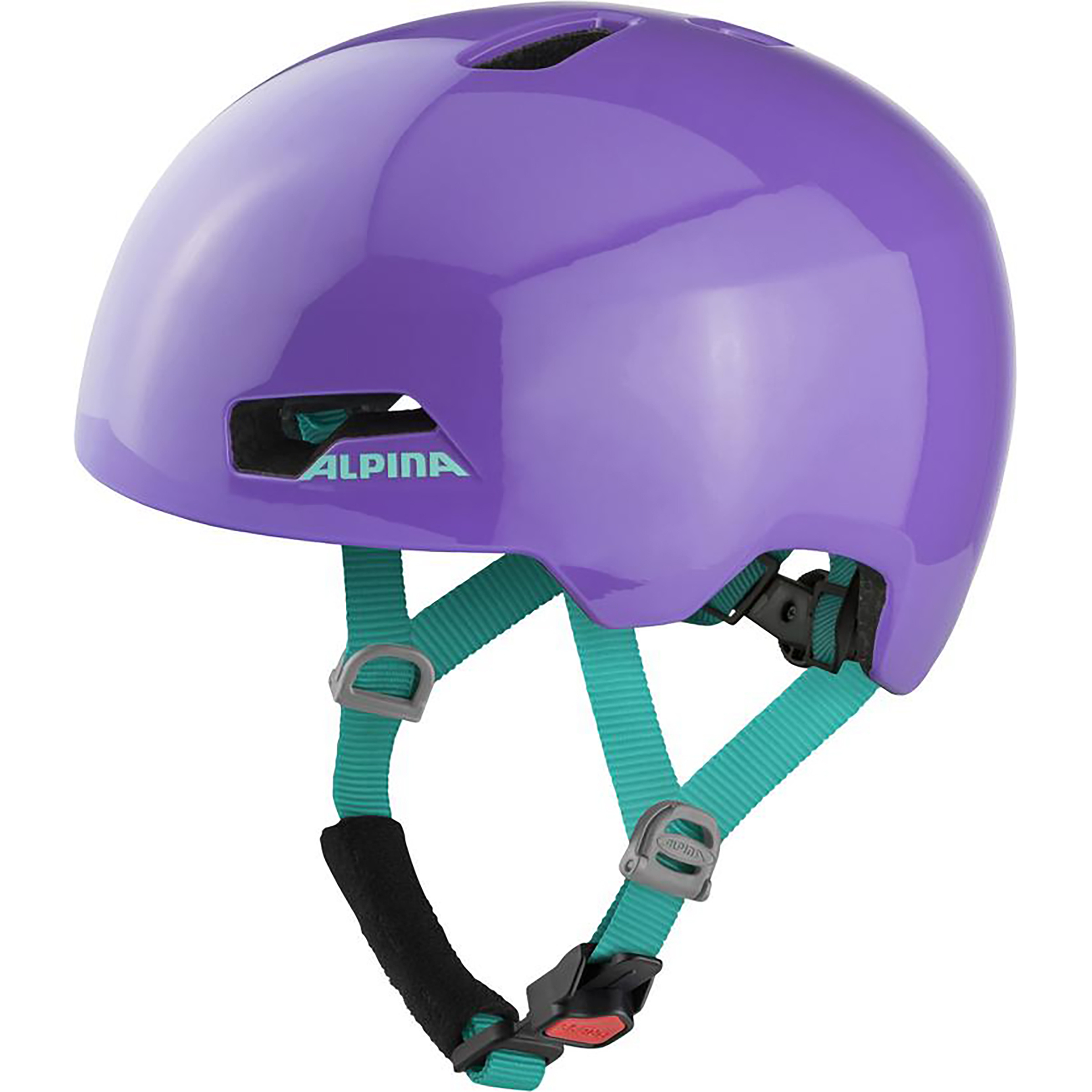 Alpina Hackney Fahrradhelm Kinder Fahrradhelme lila Größe 47-51CM Mountainbike