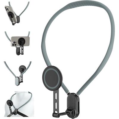 Magnetic Neck Phone Holder For Hands Free POV Recording And Content Creation Magnetic Neck Phone Holder For Hands Free POV Recording And Content Creation