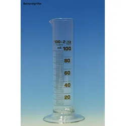 Messzylinder, Rundfuß 100 ml niedere Form