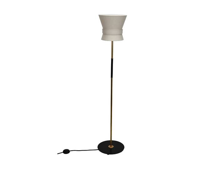 Örsjö Belysning Lampadaire Bow Laiton brut-cream white, petit 147 cm