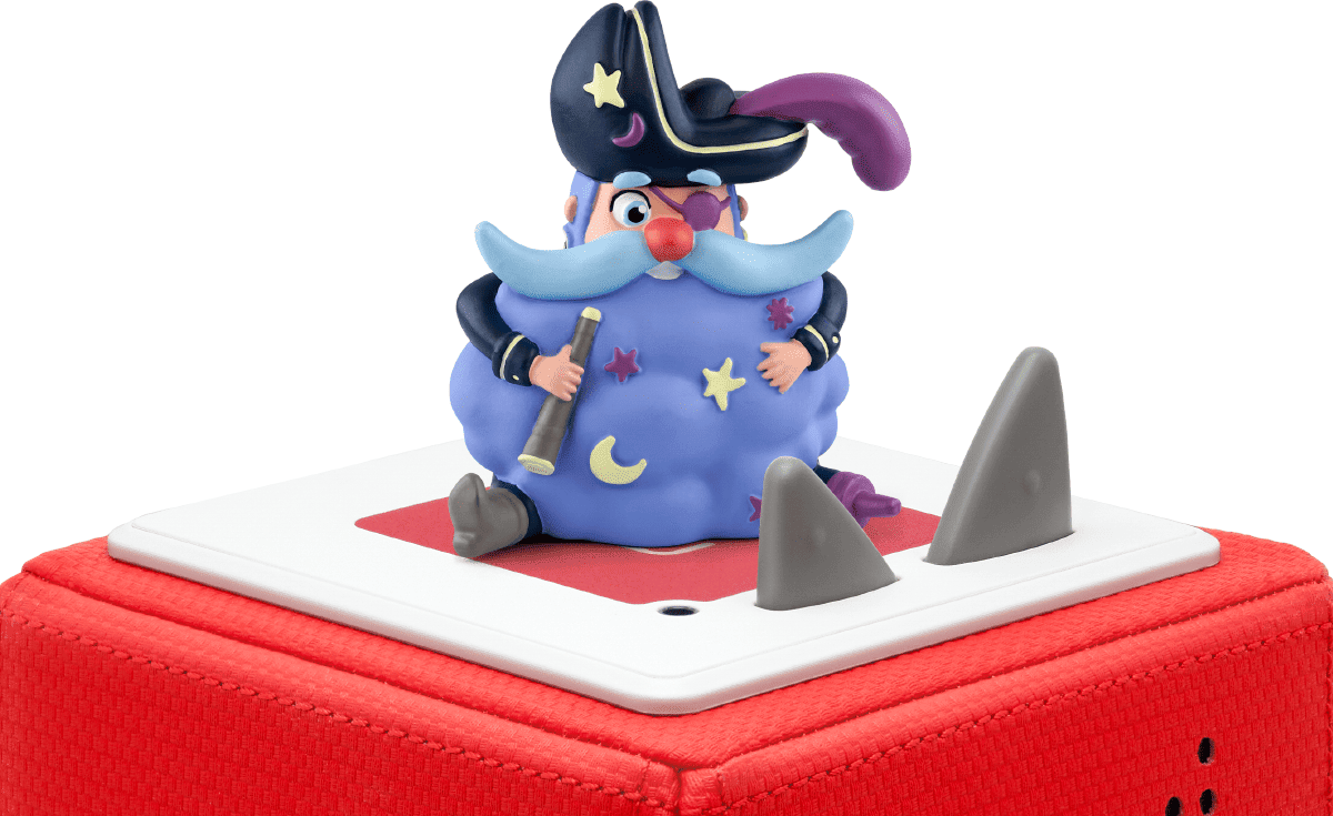 Tonies Figure – Cap’n Dreambeard – Audio Play for Kids, Compatible with Toniebox, Calming Stories and Melodies, Battery-Free, Ages 3 and Up