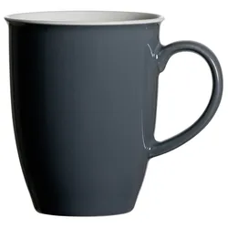 Ritzenhoff & Breker Kaffeebecher / Doppio / Porzellan / Anthrazit / 320 Ml