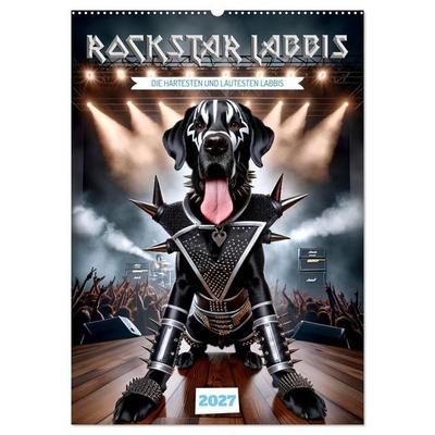 Rockstar Labbi (Wandkalender 2027 DIN A2 hoch), CALVENDO Monatskalender