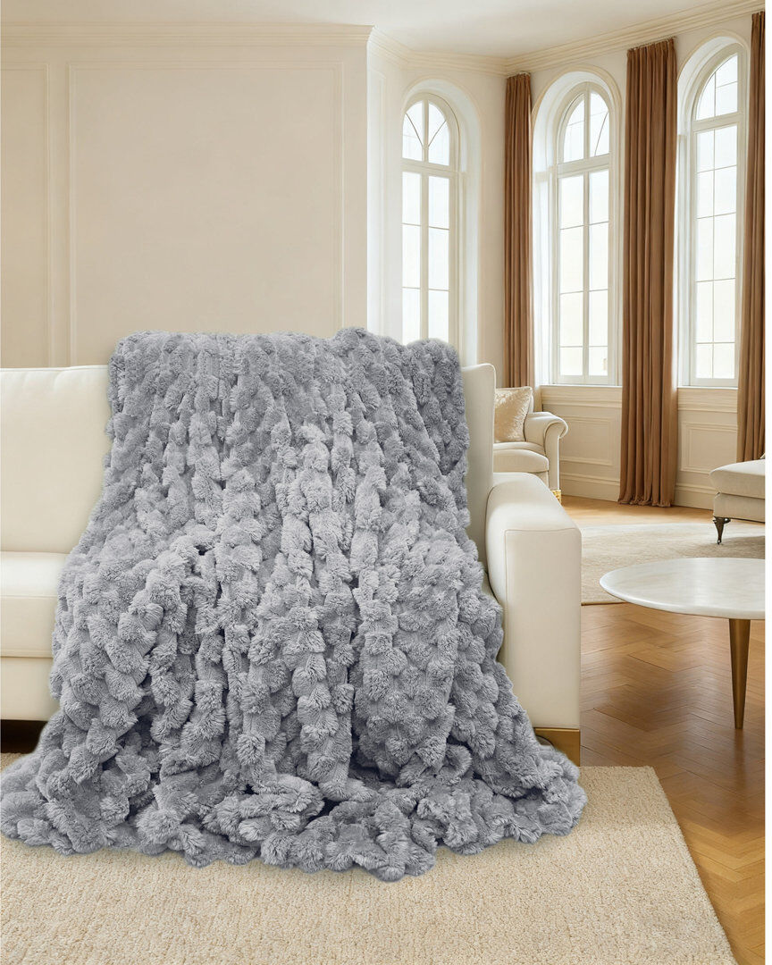 Velosso Throw Blanket Silver 200cm x 150cm