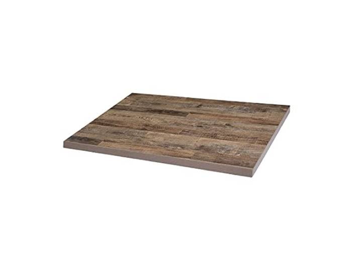 Bolero vorgebohrte rechteckige Tischplatte Urban Dark 1100x700mm