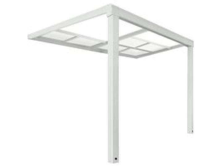 HOME DELUXE Pergola de terrasse SOLIS DELUXE, différentes tailles (290 x 295 cm, blanc)