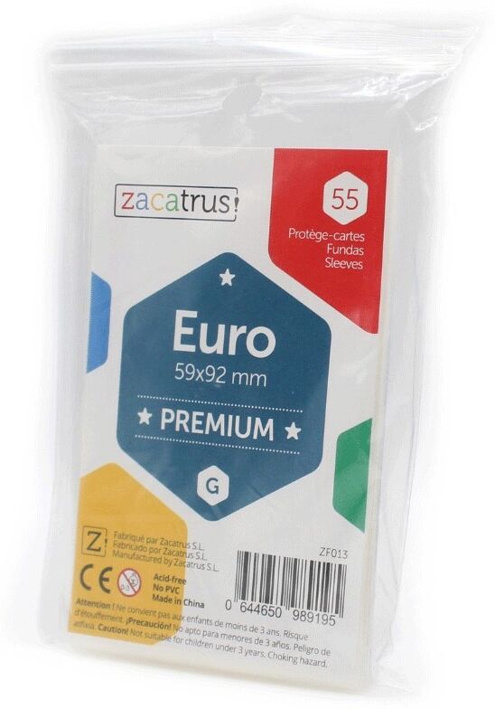 Protège-cartes Euro Premium 59x92mm - Zacatrus