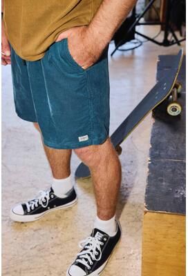 O'Neill s O'riginals Cord Elastic Waist 18"" Shorts in Blue Fusion, Size Small"