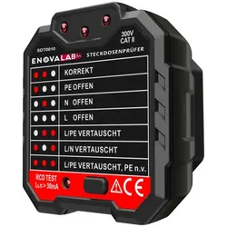 Steckdosentester SDT0010 mit RCD-Prüfung