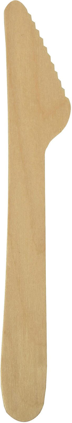 PAPSTAR Einweg-Messer pure braun 86939