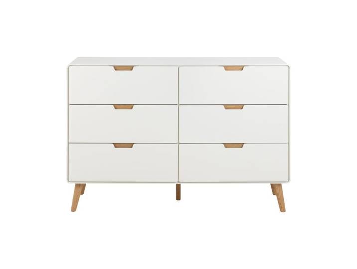 Liadomo Abella Sideboard mit 6 Schubladen und Soft-Close Funktion Soft-Close-Funktion Modern, Skandinavisch