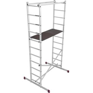 Krause Gerüst CORDA, 916280, Arbeitshöhe 4m, Montagegerüst mit Treppenfunktion